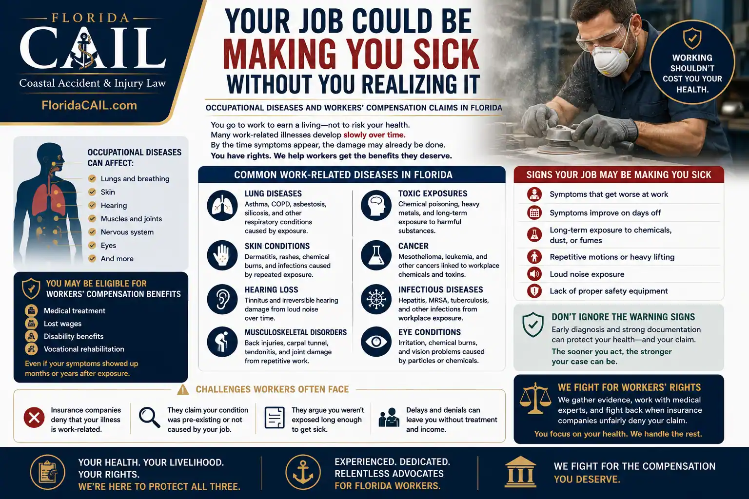 Occupational diseases and workers compensation in Florida